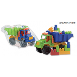 Camion mediano con blocks...